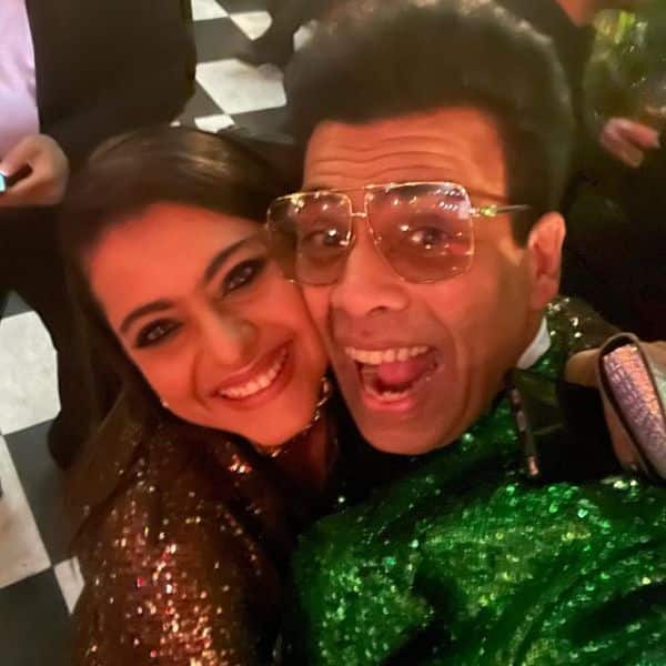 Kajol and Karan Johar's glittering selfie
