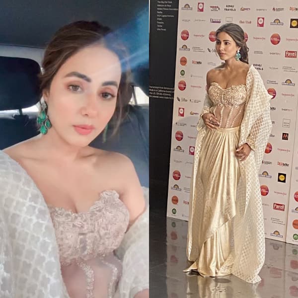 Hina Khan stuns in Tarun Tahiliani at the UK Asian Film Festival; fans can't wait for her red carpet look