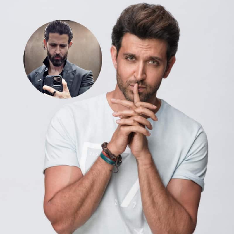 Hrithik Roshan flaunts his beard for the last time in a mirror selfie; netizens have mixed reaction
