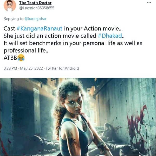 Kangana Ranaut in Karan Johar’s action film