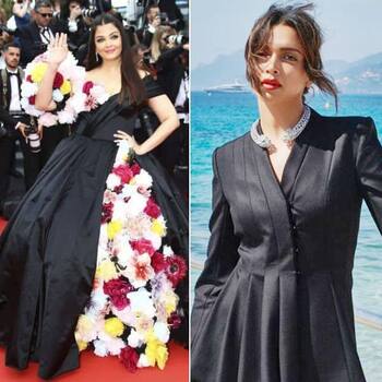 Cannes 2022: Aishwarya Rai Bachchan stuns in pink, Deepika Padukone looks  ravishing in red gown [View Pics]