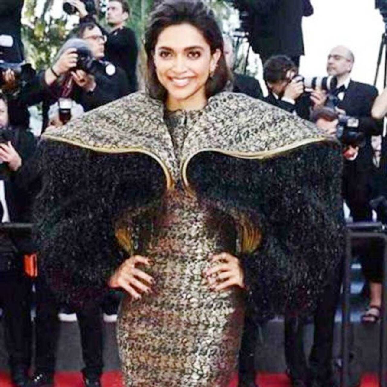 Deepika Padukone's black gown look