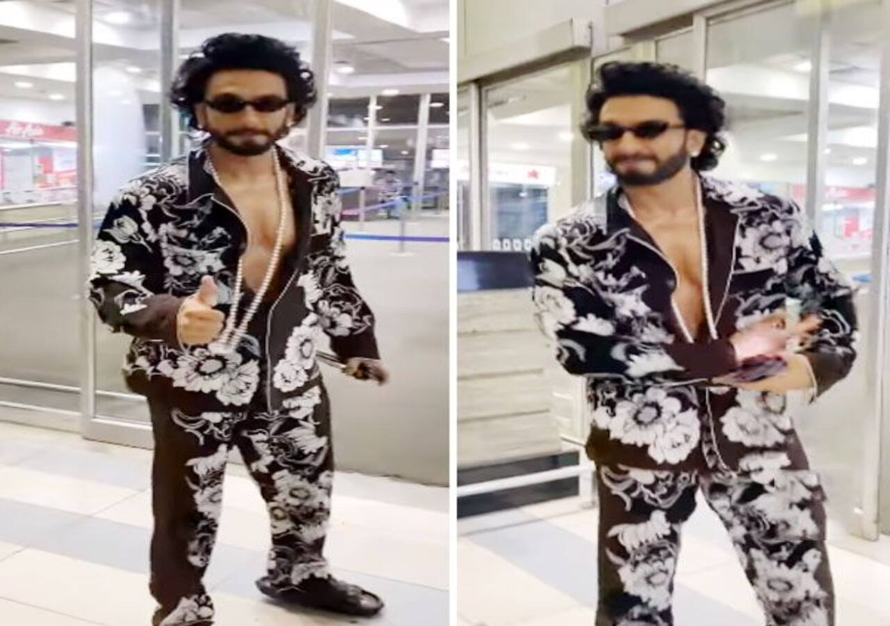 Ranveer Singh Makes A Stylish Appearance Wearing Oversized Clothes At The  Airport, Netizen Troll, “Iski Pant Utar Jayegi Boarding Se Pehle…”