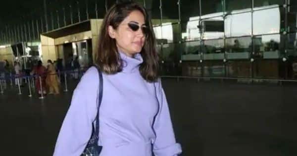Cannes 2022: Hina Khan is all smiles as she departs for the French Riviera [VIEW PICS]