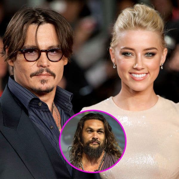 Jason Momoa curte postagens de Johnny Depp e Amber Heard e intriga web