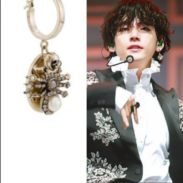 Bts v chanel on sale earrings