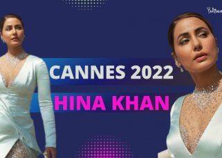 Cannes 2022: Hina Khan sets the temperature soaring in a satin side slit gown [Watch video]