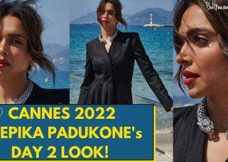 Cannes 2022: Deepika Padukone serves up a classy look in a black pant suit on Day 2 of the film festival