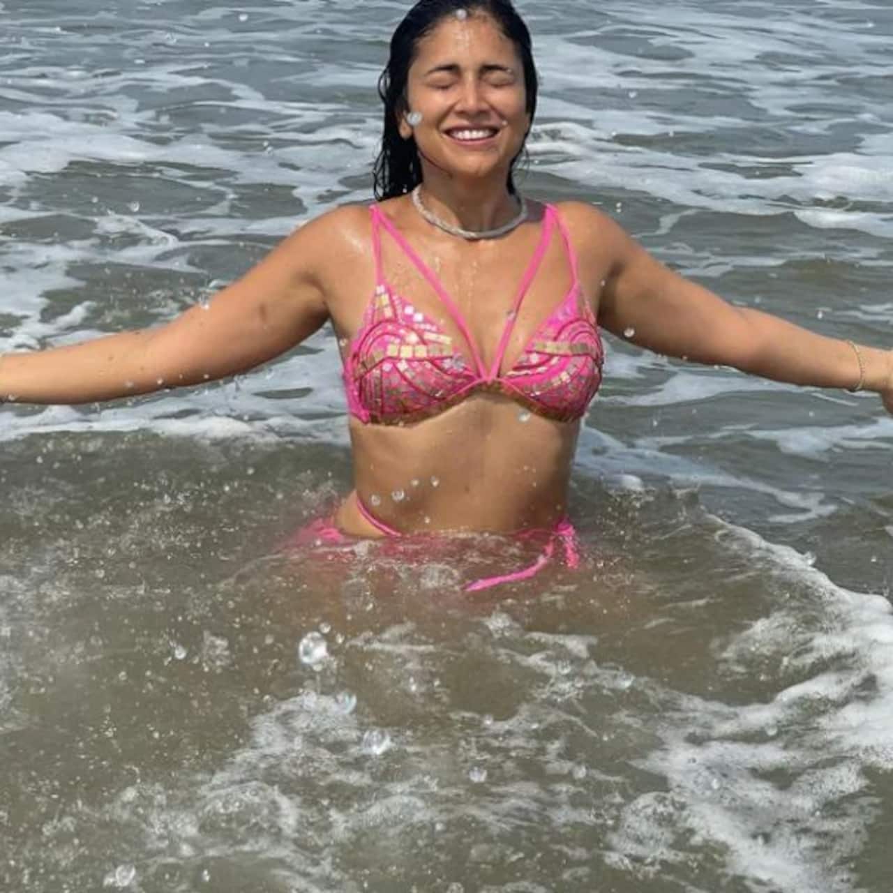 Shriya Saran stuns in a bikini