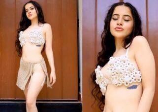 Urfi Javed wears a teeny-weeny top and skirt made out of jute, fans call her ‘Besharam’