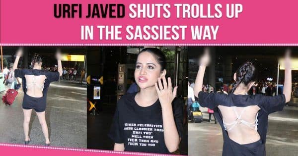 Urfi Javed le rend aux trolls avec style ;  porte un T-shirt avec une citation, ‘F * ck them…’