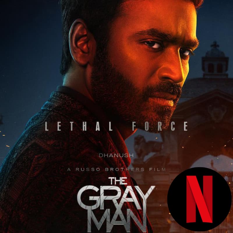 The Gray Man: धनुष  की डेब्यू हॉलीवुड फिल्म का पोस्टर जारी, नेटफ्लिक्स पर इस दिन करेंगे धमाका