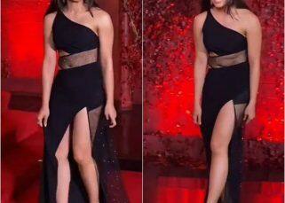 Rashmika Mandanna struggles to walk in 'highly uncomfortable' dress at Karan Johar's bash; netizens wonder, 'Why did she wear that?'