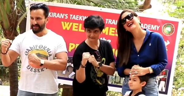 Kareena Kapoor Khan-Saif Ali Khan, oğlu Taimur Taekwondo'da sarı kuşak alırken gururlu anlarının tadını çıkarıyor [Watch Video]