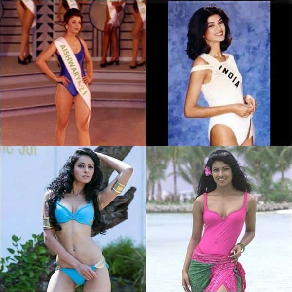 interval Wat mensen betreft Ongedaan maken From Aishwarya Rai Bachchan to Sushmita Sen: 5 rare bikini pics of  Bollywood actresses from their beauty pageant days