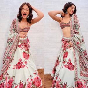 Ananya Panday cuts the perfect image of an Indian bride in this gorgeous lehenga but with a goofy twist [View Pics]