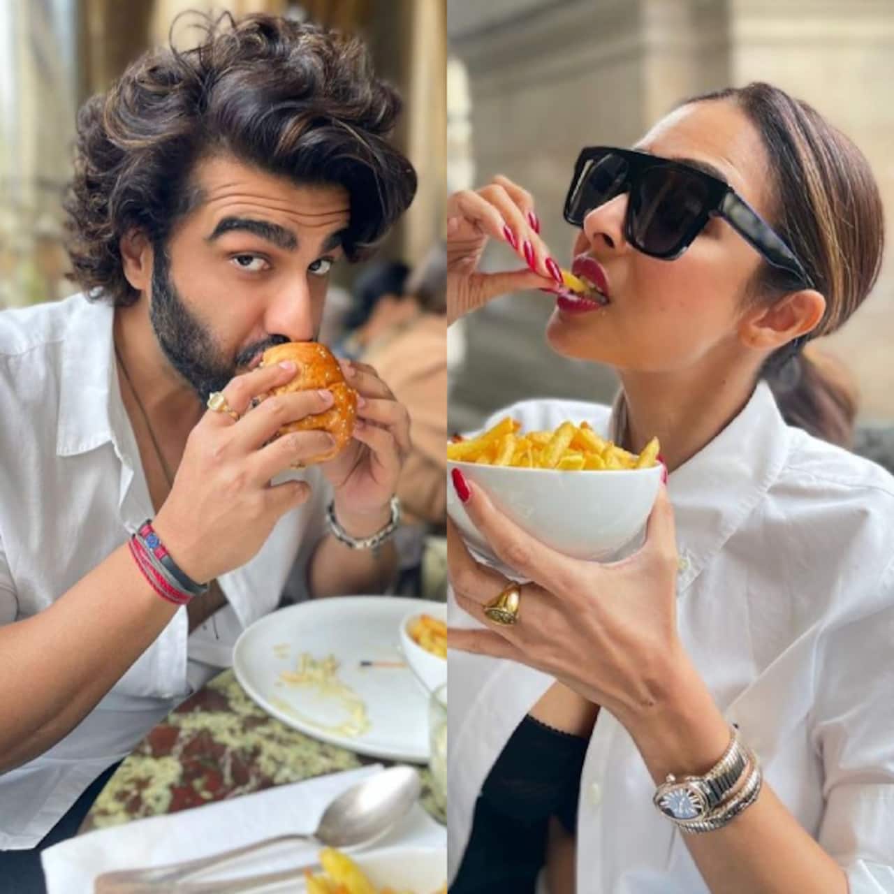 Arjun and Malaika Arora giving their diet a break