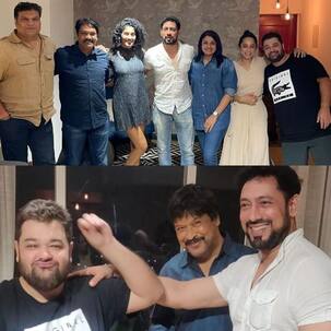 CID reunion: Inspector Daya, Fredricks and Abhijeet cherish memories over wine and dinner; pics will make you super-nostalgic