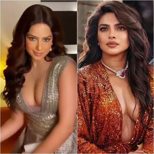 Miss Universe Harnaaz Kaur Sandhu reacts to Priyanka Chopra's bold look sporting a deep midriff-baring neckline