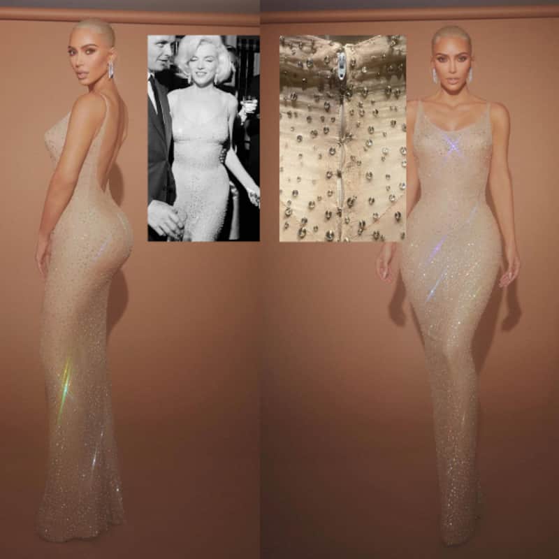 Kim Kardashian allegedly damages Marilyn Monroe's iconic dress; Netizens say, 'I know she’s rolling in her grave' [View Tweets]