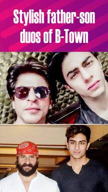 Shah Rukh Khan-Aryan Khan to Saif Ali Khan-Ibrahim Ali Khan: Most stylish father-son duos of B-Town