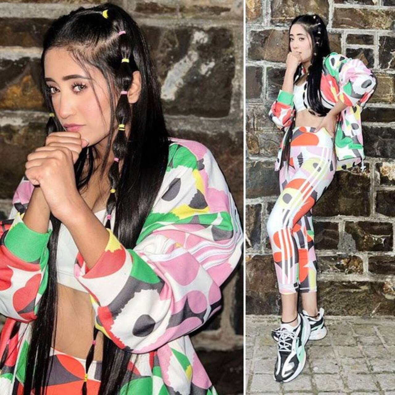 Khatron Ke Khiladi 12 Shivangi Joshi Drops New Pictures In Abstract Print Co Ord Set Caption 