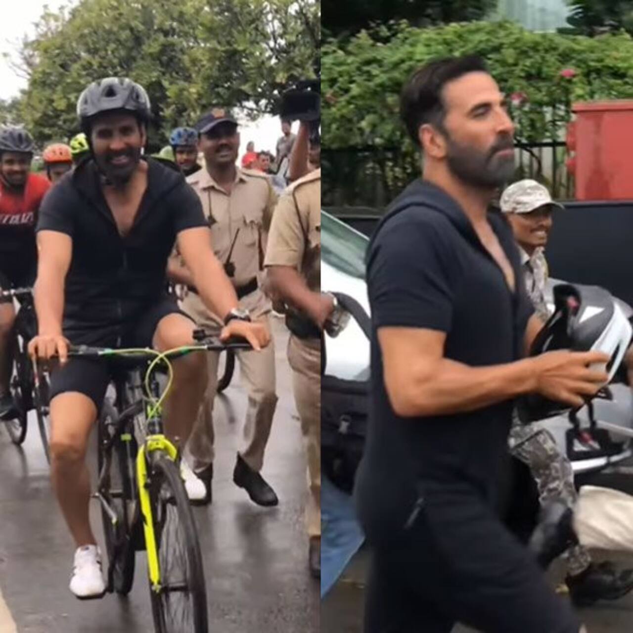 Akshay Kumar gets trolled as he attends Mumbai police event early in the morning; netizens say, 'Subah subah Vimal k Khoj pe nikal pada'