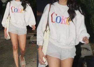 Good Luck Jerry actress Janhvi Kapoor gets TROLLED again for her white top and shorts gym wear