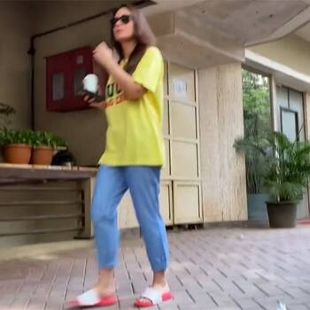In A Rs 40K Balenciaga T-Shirt, Kareena Kapoor's Casual Look Gets