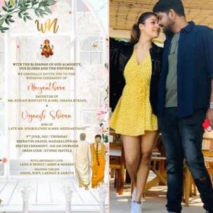 Nayanthara-Vignesh Shivan Wedding: नयनतारा-विग्नेश शिवन की शादी का कार्ड हुआ इंटरनेट पर लीक