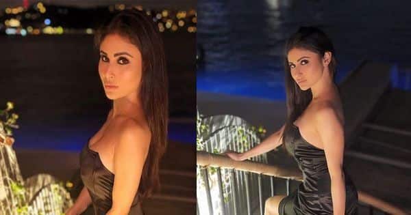 Brahmastra: Mouni Roy makes it laborious for us to take our eyes off her along with her clicks in a black tube robe [VIEW PICS]