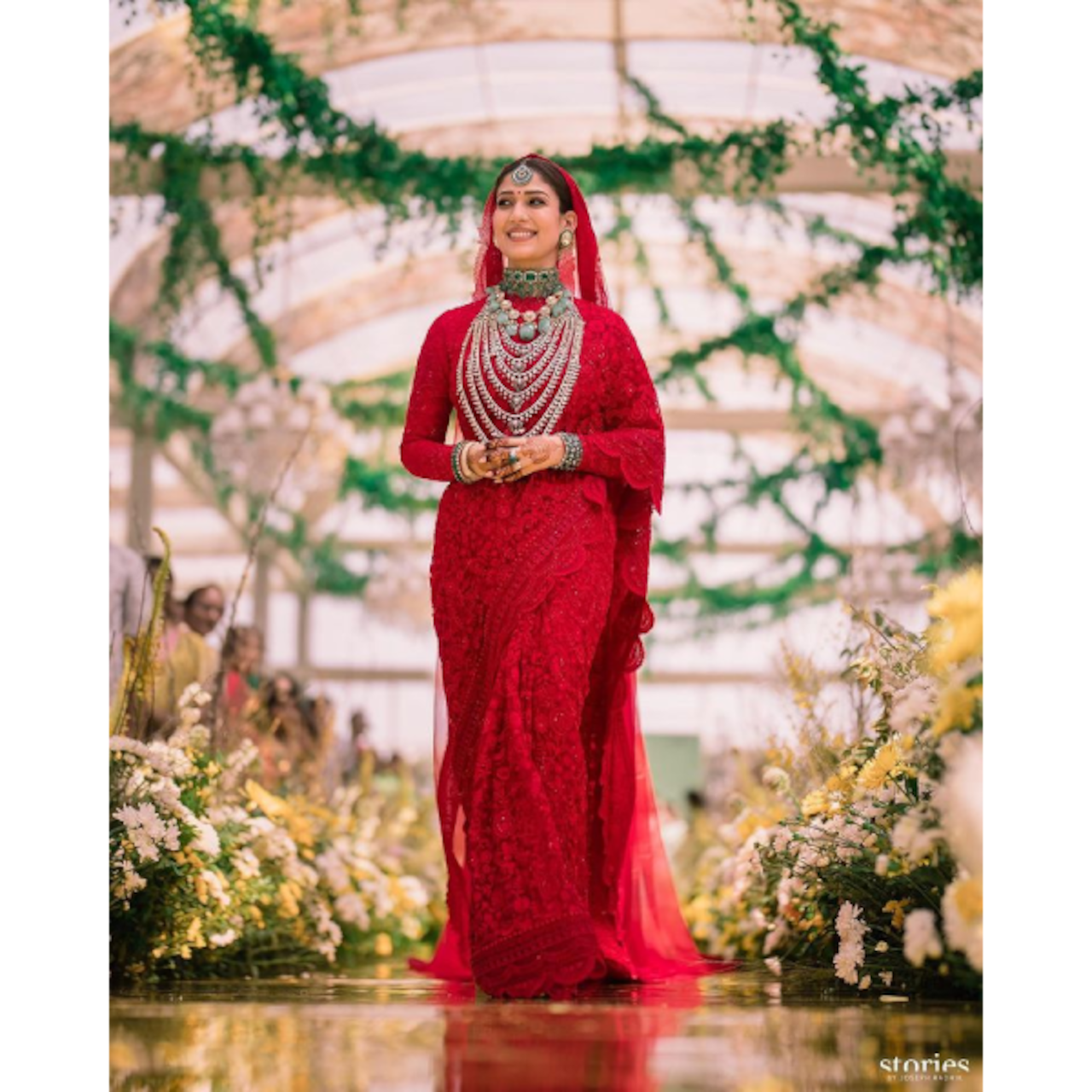 The gorgeous bride Nayanthara