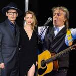 Johnny Depp features in Paul McCartney's Glastonbury performance; Amber Heard fans left 'deeply disappointed' with Beatles singer [View Tweets]
