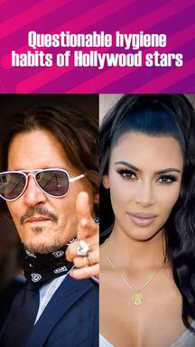 Johnny Depp, Kim Kardashian, Harry Styles and more Hollywood celebs have awful hygiene habits