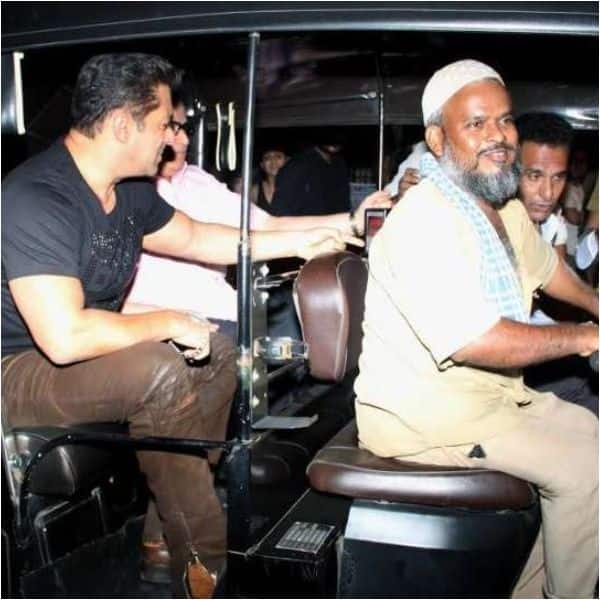Salman Khan in autorickshaw
