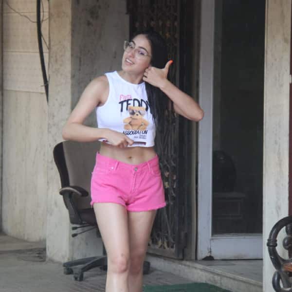 Sara Ali Khan papped post workout session