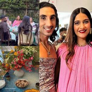Sonam Kapoor and Anand Ahuja's baby shower is all about family, great food, and unique performances; actress glows in pink maxi dress [View Pics]