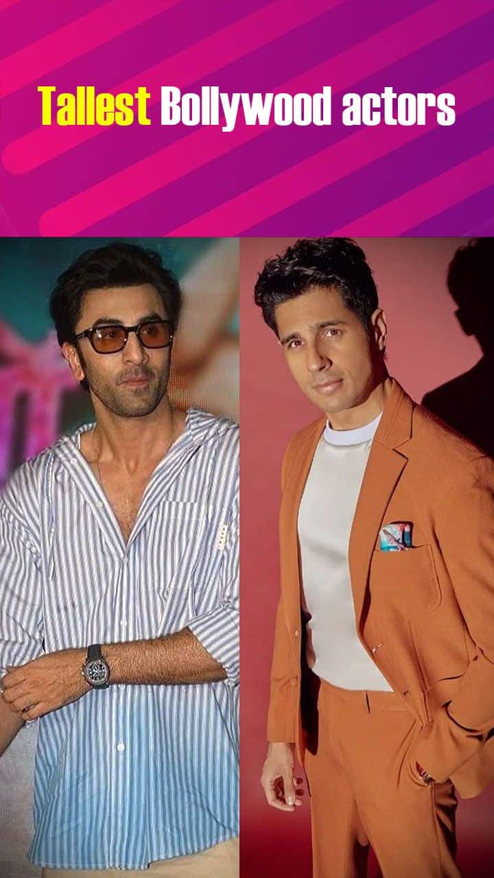 Amitabh Bachchan, Ranbir Kapoor, Sidharth Malhotra and more – Meet the 12 TALLEST  Bollywood actors