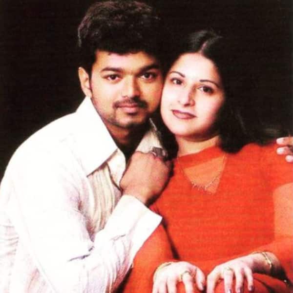 Vijay and his wife Sangeetha