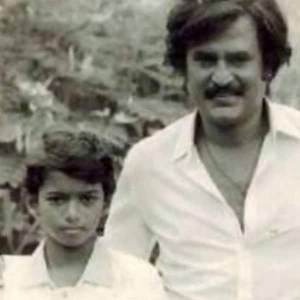 Vijay with Rajinikanth