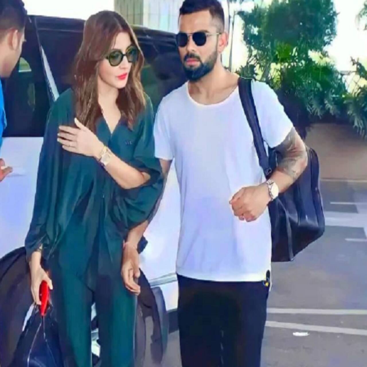 Anushka Sharma and Virat Kohli make a rushed visit to the hospital post ...