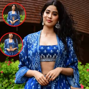 ब्लू ड्रेस में जाह्नवी कपूर ने दिए क्यूट पोज, तस्वीरें देख फैंस को आई श्रीदेवी की याद