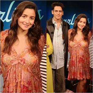 Alia Bhatt flaunts baby bump in a mini dress as she promotes Darlings; the cost of the outfit will leave you STUNNED