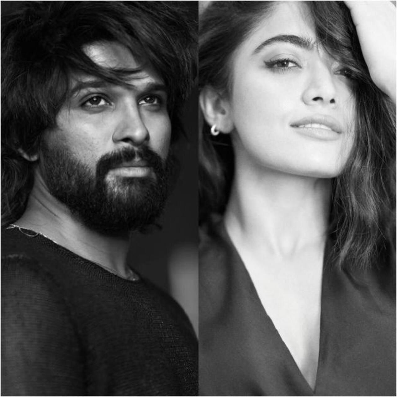 Pushpa: After Allu Arjun, Rashmika Mandanna's monochrome pictures go ...