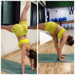 मलाइका अरोड़ा ने 48 साल में किया हैंड स्टैंड, ट्रोल्स बोले ‘मैम कमर में मोच...’