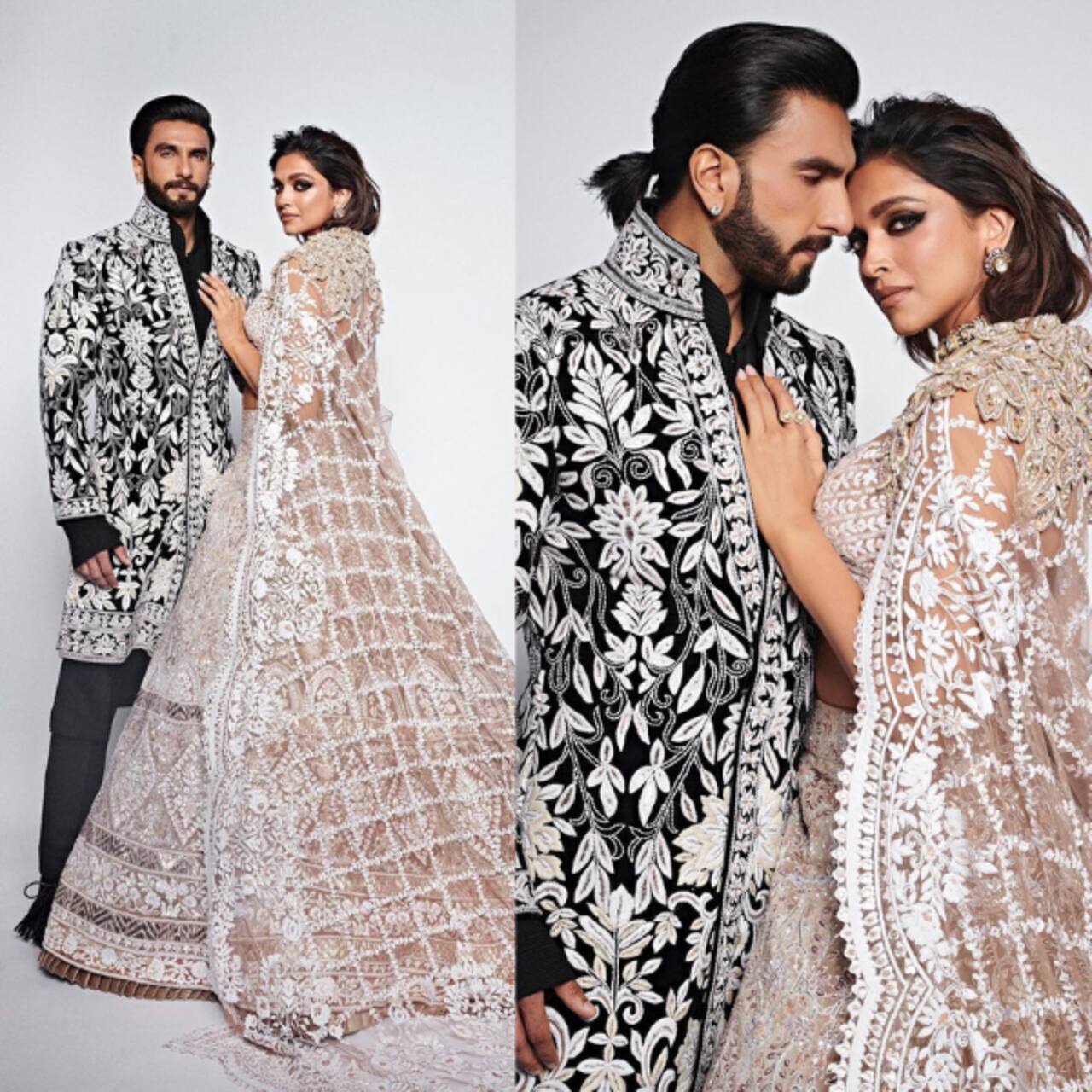 Ranveer Singh-Deepika Padukone get trolled for 'sanskaar' and 'tummy' as they walk ramp for Manish Malhotra [Watch Videos]