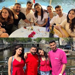 After Spain, Nysa Devgn enjoys herself in Amsterdam with Bawaal stars Janhvi Kapoor, Varun Dhawan and his wife Natasha Dalal [View Pics]