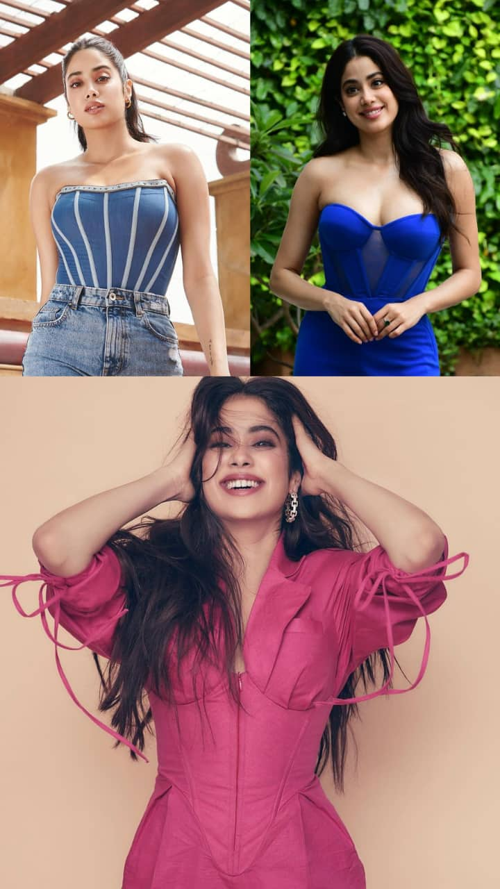 4 outfits from Janhvi Kapoor's collection that highlight her love for  romantic corsets