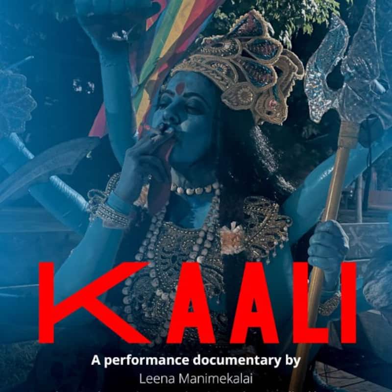 Kaali movie poster shows goddess smoking; netizens call for filmmaker Leena Manimekalai's arrest; say, 'Patience being tested' [View Tweets]