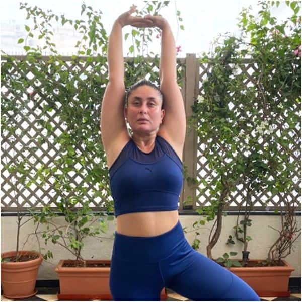 Kareena Kapoor Khan does yoga